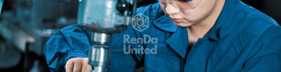 RenDa United technician inspecting a component